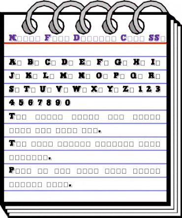 North Face Display Caps SSi Regular animated font preview