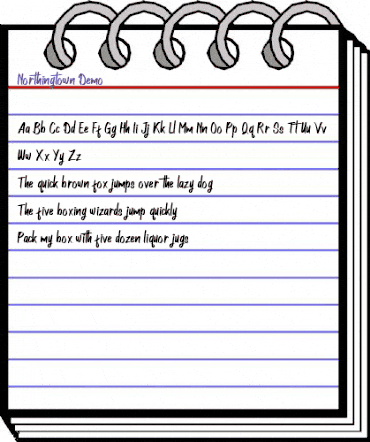 Northingtown Regular animated font preview Northingtown Regular animated font preview