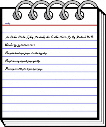 Norty Regular animated font preview Norty Regular animated font preview