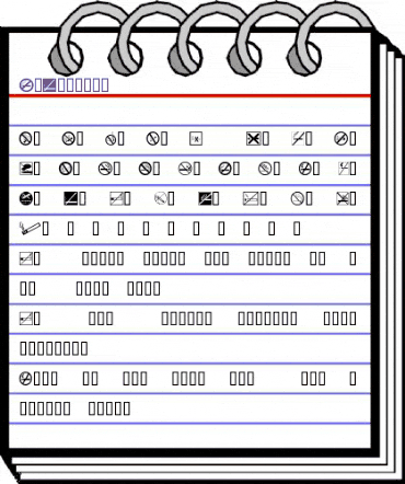 NoSmoking Regular animated font preview