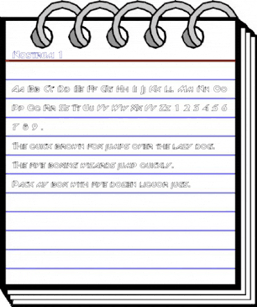 Nostrum 1 Regular animated font preview Nostrum 1 Regular animated font preview