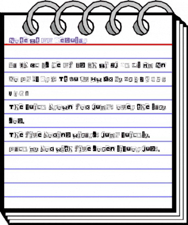 Note It FF Regular animated font preview