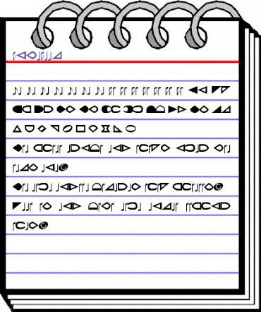 NoteHedz Regular animated font preview NoteHedz Regular animated font preview