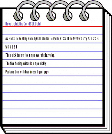 NovaLightUltraCondSSK Bold animated font preview NovaLightUltraCondSSK Bold animated font preview