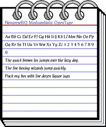 Novarese BQ Regular animated font preview Novarese BQ Regular animated font preview