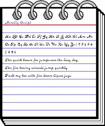 Novelty Script Regular animated font preview Novelty Script Regular animated font preview