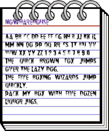 Nowharehouse Regular animated font preview Nowharehouse Regular animated font preview