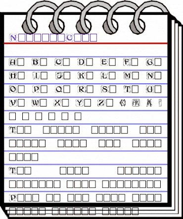 NuclearCaps Regular animated font preview