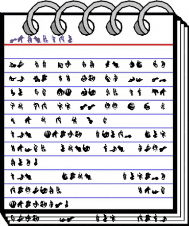 NudesTwo Regular animated font preview NudesTwo Regular animated font preview