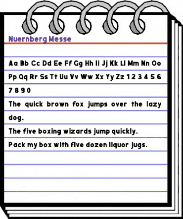 Nuernberg Messe Regular animated font preview Nuernberg Messe Regular animated font preview
