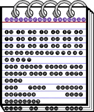 Numberpile Regular animated font preview Numberpile Regular animated font preview