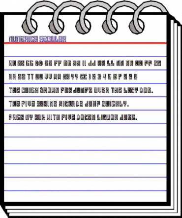 Numerica Regular animated font preview Numerica Regular animated font preview