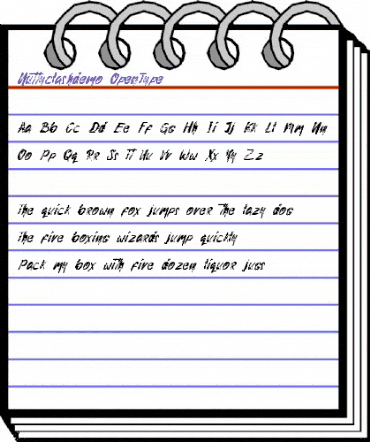 Nuttyclash demo Regular animated font preview