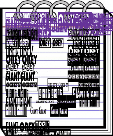 ObeyGiantPosterCondensed Regular animated font preview ObeyGiantPosterCondensed Regular animated font preview