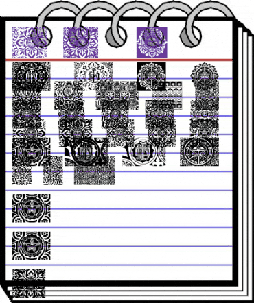 ObeyPatternsCaps Regular animated font preview