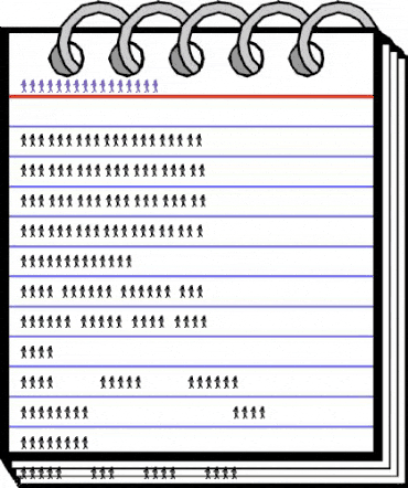 Webdings Regular animated font preview