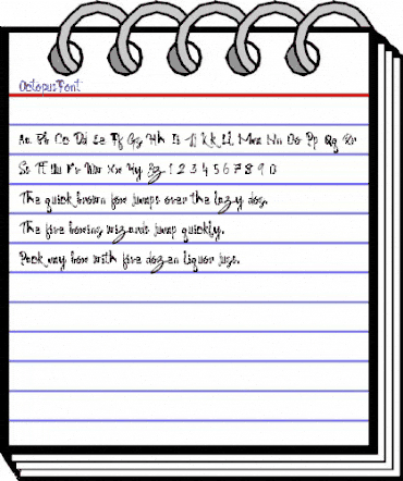 Octopus Font Regular animated font preview