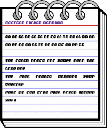 Officer Filled Regular animated font preview