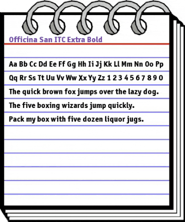 OfficinaSanITCMedium Bold animated font preview OfficinaSanITCMedium Bold animated font preview