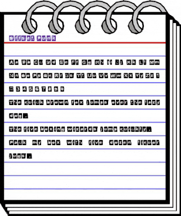 Offset Punk Regular animated font preview