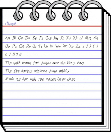 Ohmai Medium animated font preview
