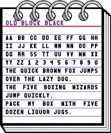 New Regular animated font preview