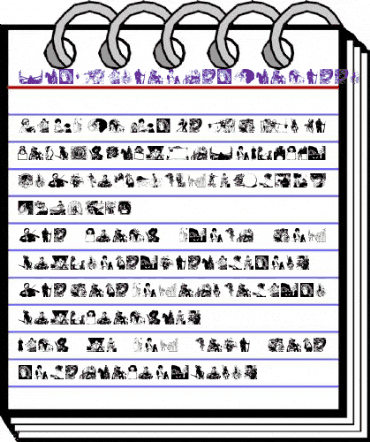 OldFashionedClichees Regular animated font preview