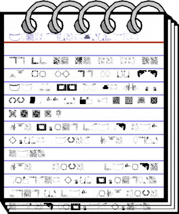 OldFramesSymbols Regular animated font preview OldFramesSymbols Regular animated font preview