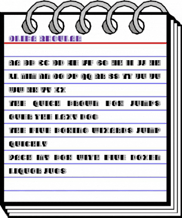 Oliba Regular animated font preview Oliba Regular animated font preview