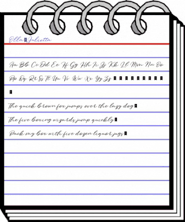 Olla Julietta Normal animated font preview Olla Julietta Normal animated font preview