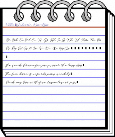 Olla Julietta Normal animated font preview Olla Julietta Normal animated font preview