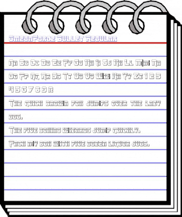 OmegaForce Bullet Regular animated font preview OmegaForce Bullet Regular animated font preview