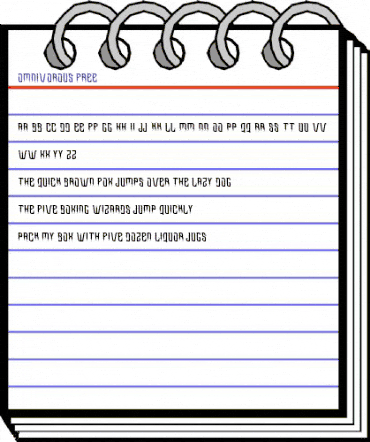 Omnivorous Free Bold animated font preview Omnivorous Free Bold animated font preview