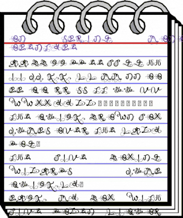 On Spring Monogram Regular animated font preview