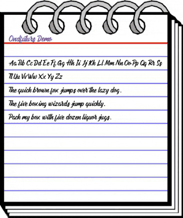 Ondfuturs Regular animated font preview Ondfuturs Regular animated font preview