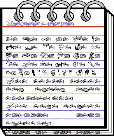 Onomatopaf Regular animated font preview Onomatopaf Regular animated font preview