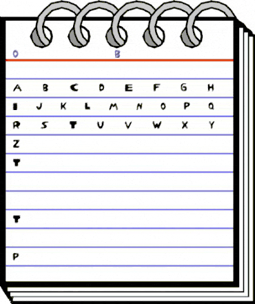 Oogabooga Regular animated font preview