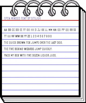 Open Minded Regular animated font preview Open Minded Regular animated font preview
