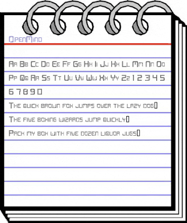 OpenMind Regular animated font preview OpenMind Regular animated font preview