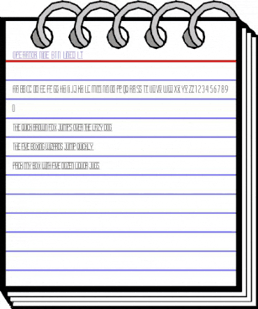 Operator Nine BTN Lined Lt Regular animated font preview Operator Nine BTN Lined Lt Regular animated font preview