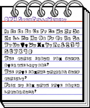 StunFillaWenka Regula animated font preview StunFillaWenka Regula animated font preview