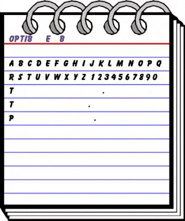 OPTIBalloonExtraBold Medium animated font preview OPTIBalloonExtraBold Medium animated font preview