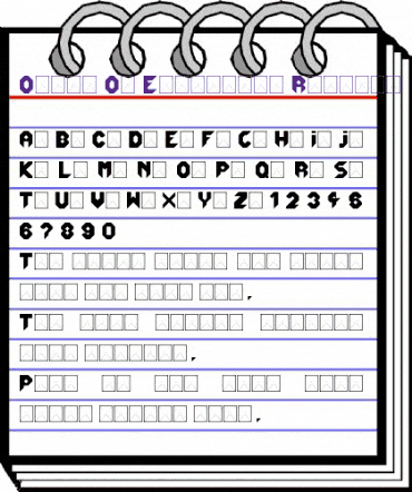 Order Of Elephants Regular animated font preview