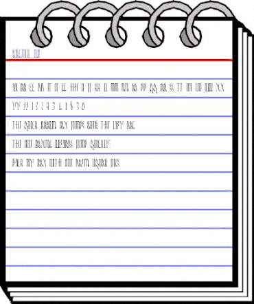 OrgeuilWF Regular animated font preview