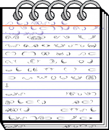 OrnamentScrollsAndFlorishes Regular animated font preview OrnamentScrollsAndFlorishes Regular animated font preview