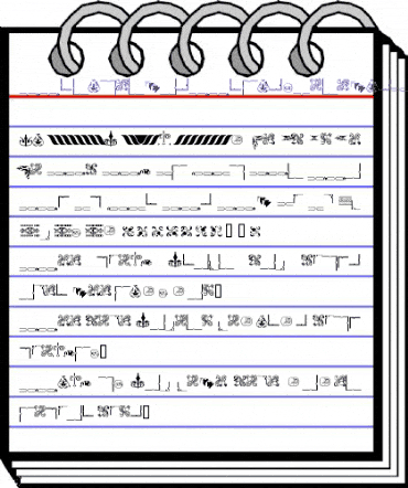 Ornamentos Orlas y Vinetas LGt Regular animated font preview Ornamentos Orlas y Vinetas LGt Regular animated font preview