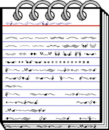 Ornements ADF Regular animated font preview