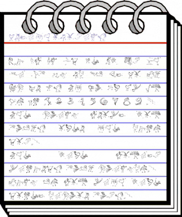 OrnithoLogics Regular animated font preview