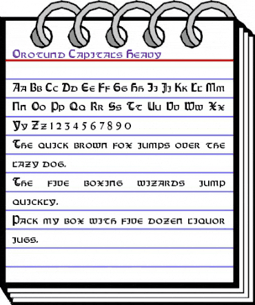 Orotund Capitals Heavy animated font preview Orotund Capitals Heavy animated font preview