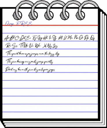 Osage FREE Regular animated font preview